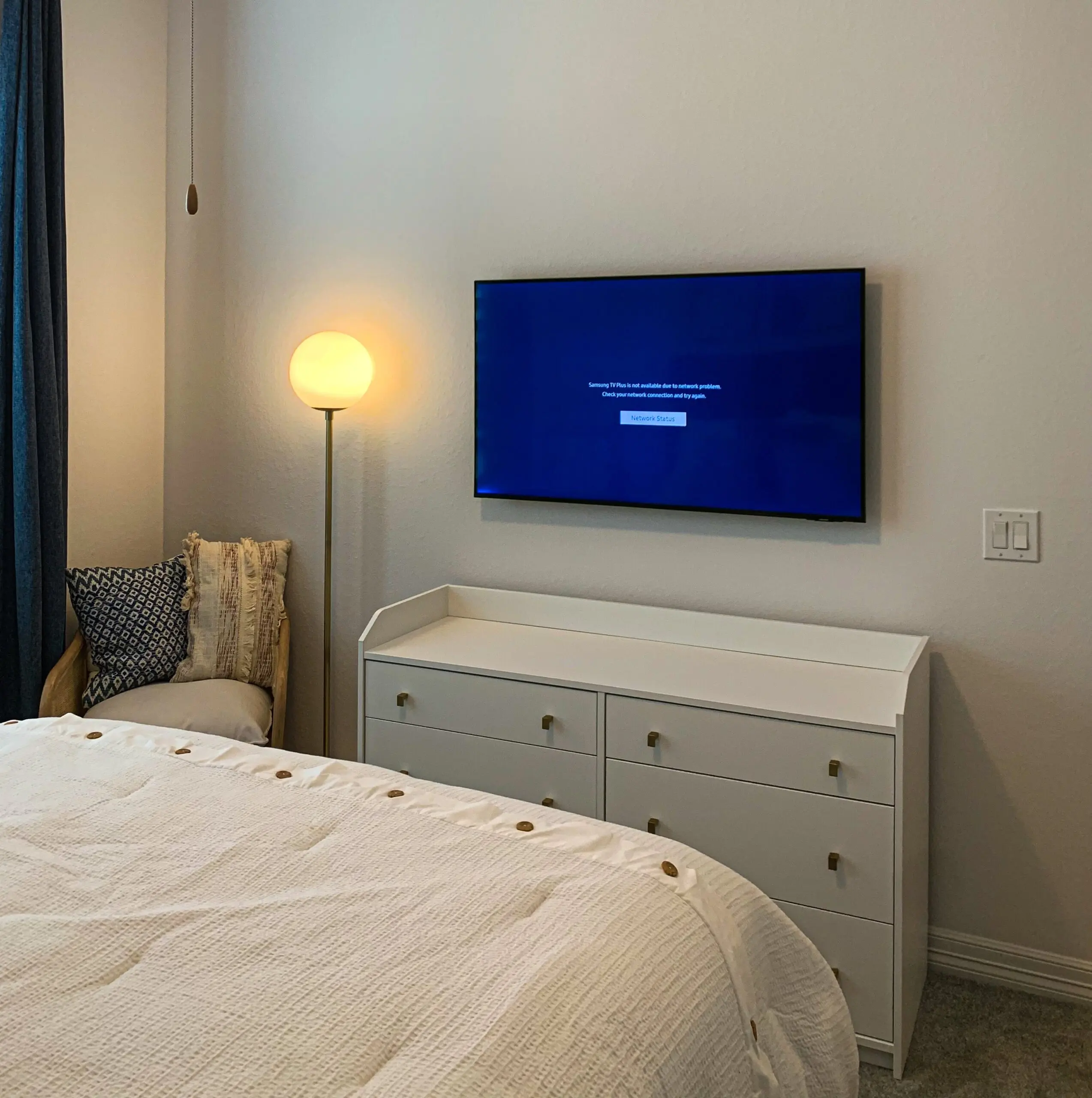 Drywall TV install